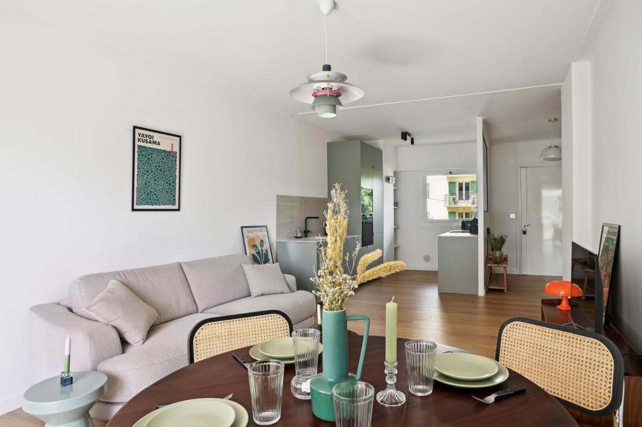 Designer Flat, Luxurious, Close From Palais, Terrasse, Private Garage, Air Conditoning 칸느 외부 사진