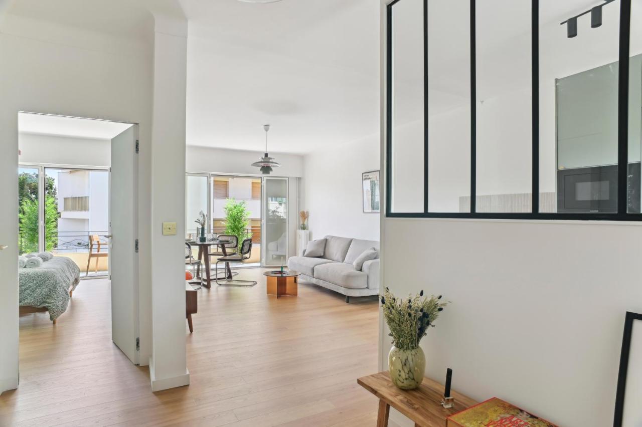 Designer Flat, Luxurious, Close From Palais, Terrasse, Private Garage, Air Conditoning 칸느 외부 사진