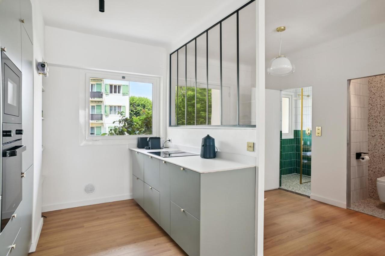 Designer Flat, Luxurious, Close From Palais, Terrasse, Private Garage, Air Conditoning 칸느 외부 사진